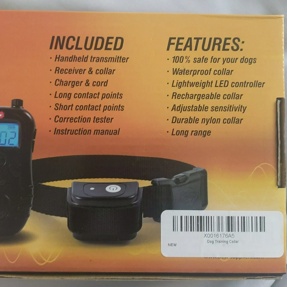 Dog training collar